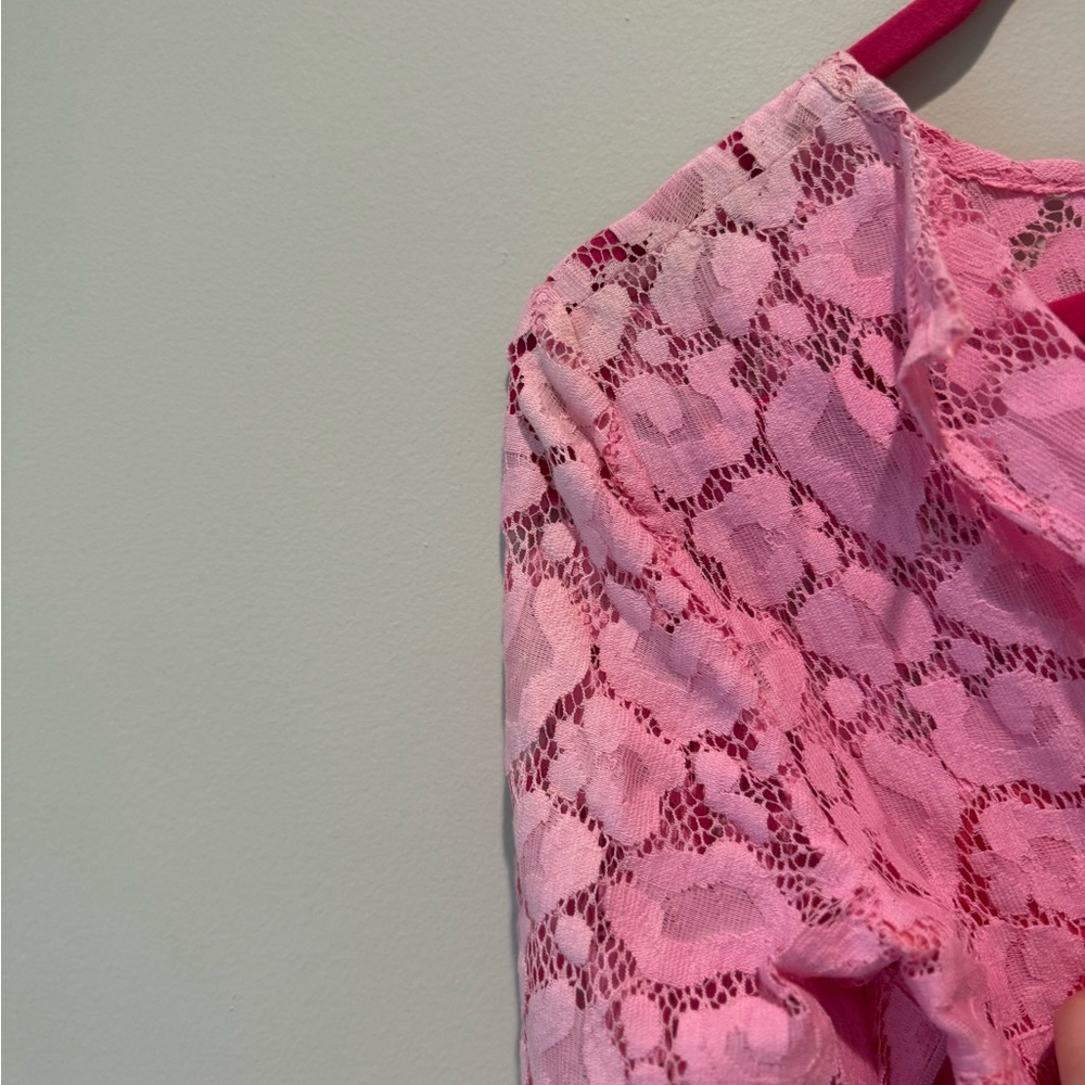 Moschino Cheap and Chic Sweetheart Animal Pattern Barbie Pink Pencil Dress Sz 2 - Picture 8 of 8